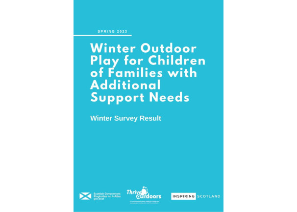 Winter Outdoor Play for Children of Families with Additional Support Needs