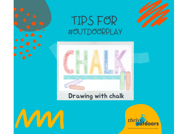 Drawing with chalk